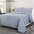 Warm Winter Embroidery Print Velvet Bedspread Bedding Set